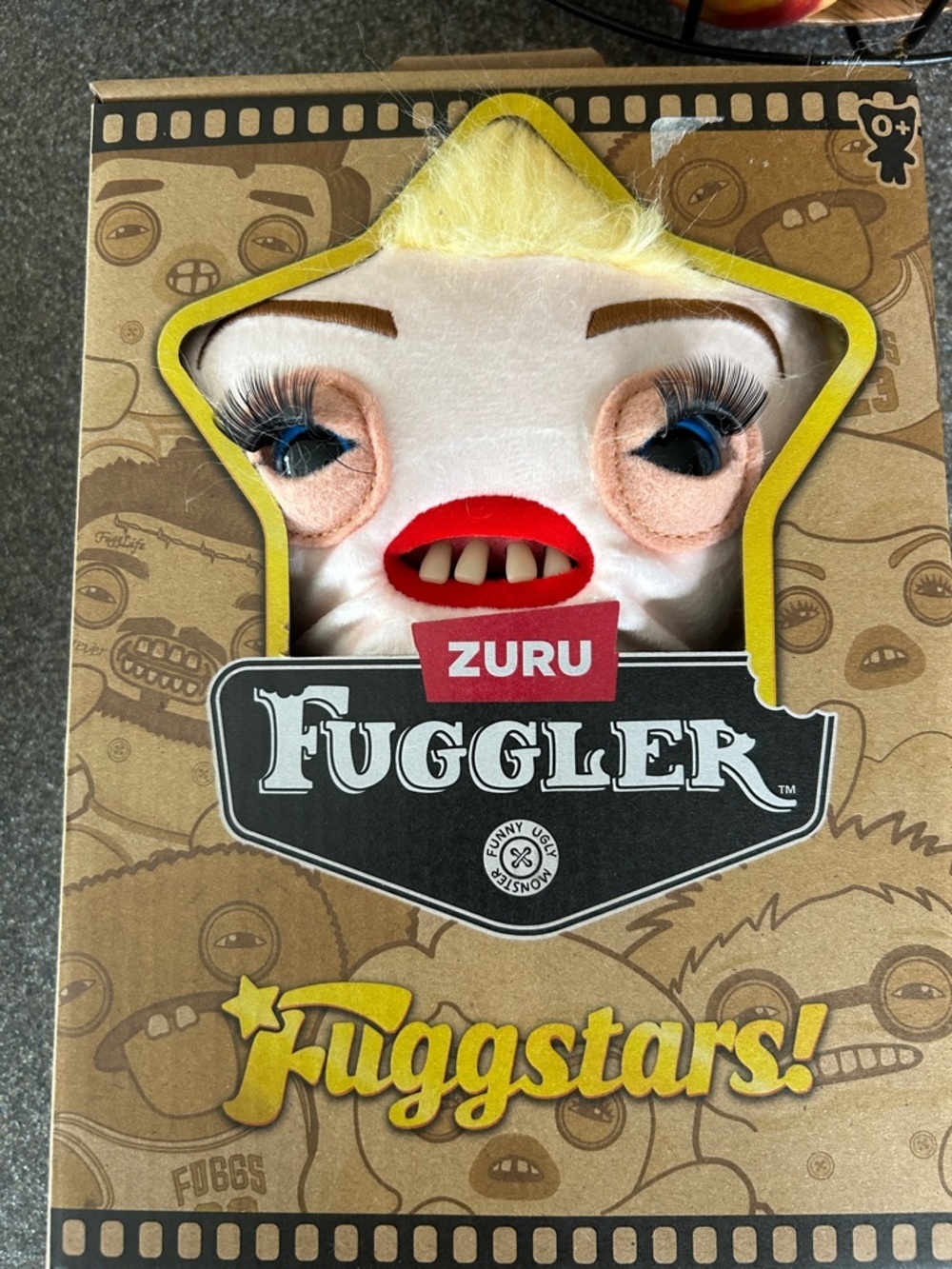 ZURU Fuggler Plush Toy - Yellow and White Fuggstars